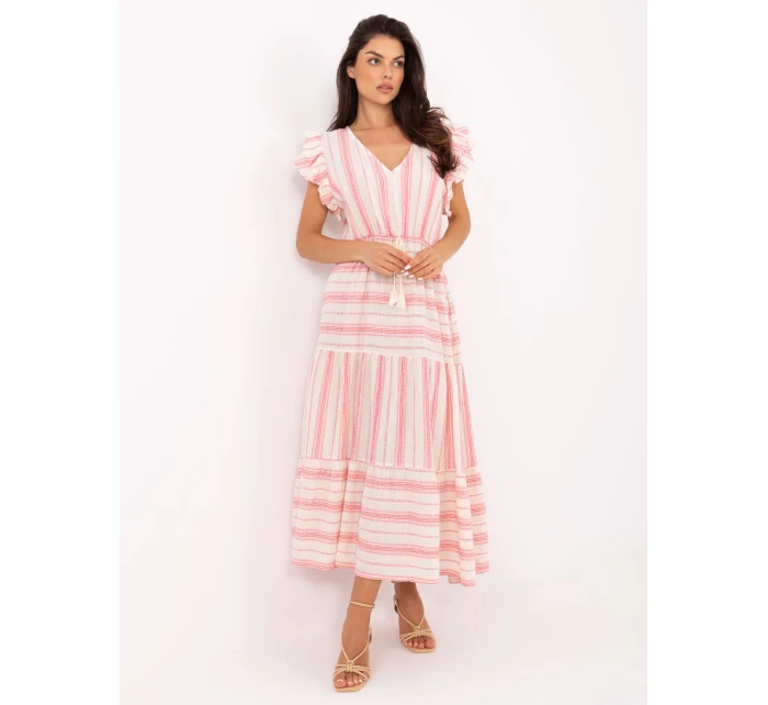 Sukienka TW SK BI model 21207265 biało różowy - FPrice