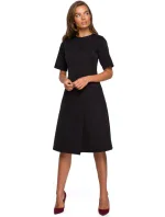 S240 Zavinovací šaty - černé