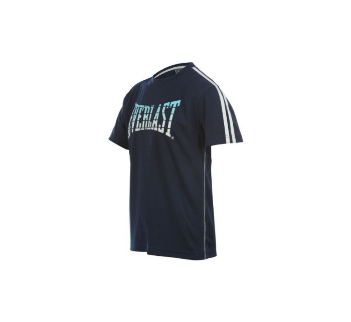 Everlast Poly T Shirt Junior Navy/Cobolt - Tmavě modrá / 11-12 - Everlast