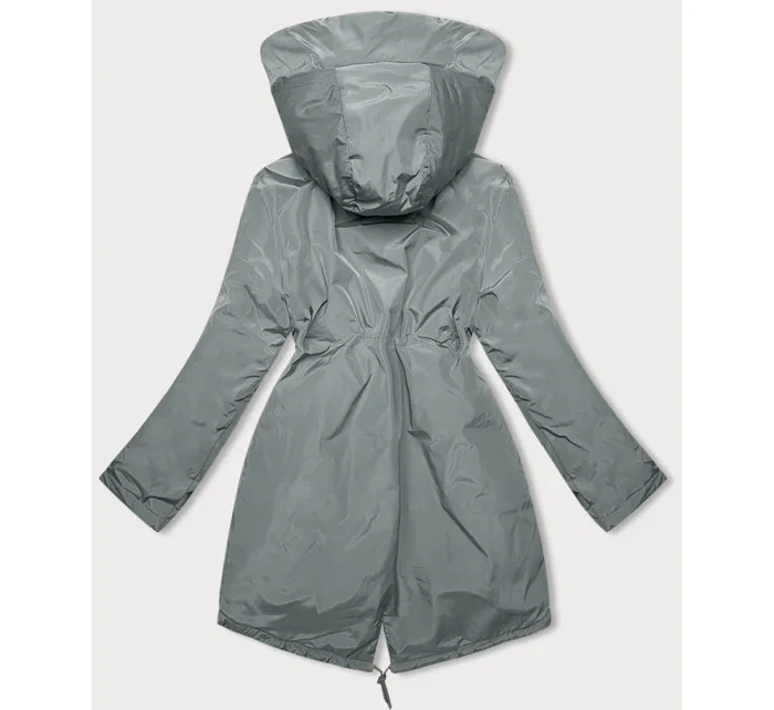 Světle zelená dámská zimní bunda s kapucí Glakate model 21247453 - Miss TiTi