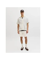 Jack&Jones pánské pruhované šortky JPSTJAIDEN COBA STRIPE JOG SHORTS REG SN 12274413 Antique White Stripes