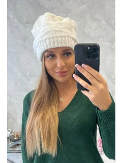 Dámská čepice Nastia K373 bílá