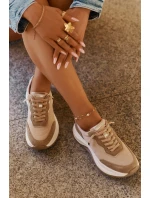 Dámské semišové tenisky na platformě Big Star RR274A345 HI-POLY SYSTEM Tmavě béžové Dámské semišové tenisky na platformě Big Star RR274A345 HI-POLY SYSTEM Tmavě béžové