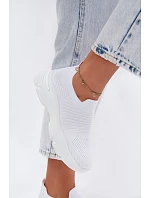 Materiálové Sportovní Dámské Boty Bílé model 22107401 - Boto