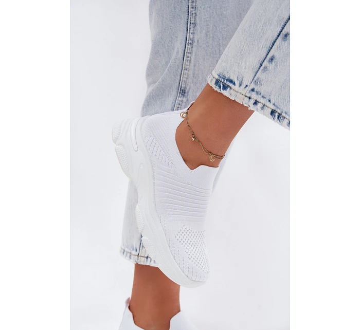 Materiálové Sportovní Dámské Boty Bílé model 22107401 - Boto