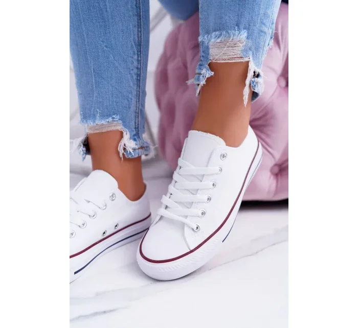 Klasické Dámské Tenisky Bílé Omerta Klasické Dámské Tenisky Bílé Omerta