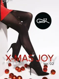 Punčocháče Gatta X-Mas Joy wz.02 50 den 2-4