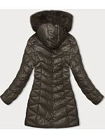 Hnědá dámská zimní bunda model 21246282 - J.STYLE Hnědá dámská zimní bunda model 21246282 - J.STYLE