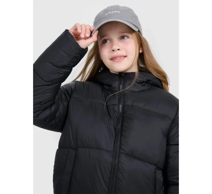 Dívčí péřová bunda se syntetickou výplní model 21757069 - 4F Dívčí péřová bunda se syntetickou výplní model 21757069 - 4F