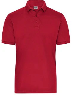 JN Pánské pracovní elastické bio polo Solid 02. red model 22531988 - Daiber