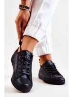 Nízké kožené Tenisová obuv Big Star JJ274006 Černé