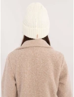 Čepice JK CZ model 20527614 ecru - FPrice Čepice JK CZ model 20527614 ecru - FPrice