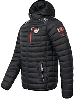 Pánská bunda WY6357H Černá vzor - Geographical Norway