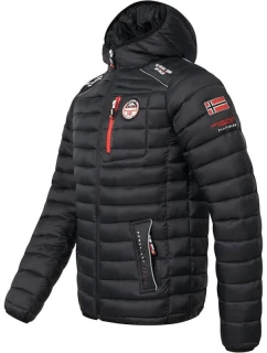 Pánská bunda WY6357H Černá vzor - Geographical Norway