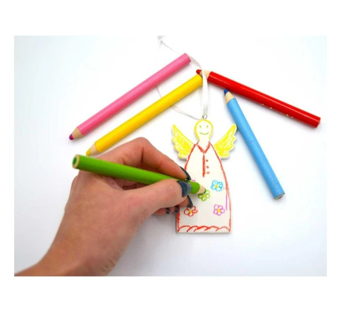 SADA DVOU DIY andělských přívěsků 5x0,5x10,5 cm