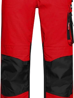 Daiber JN 832 (25-28) Pracovní kalhoty - Strong 02.832S red/black