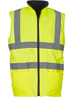 Yoko HV 008F Hi-Vis Oboustranná Fleecová Vesta 79.008F hi vis yellow Yoko HV 008F Hi-Vis Oboustranná Fleecová Vesta 79.008F hi vis yellow