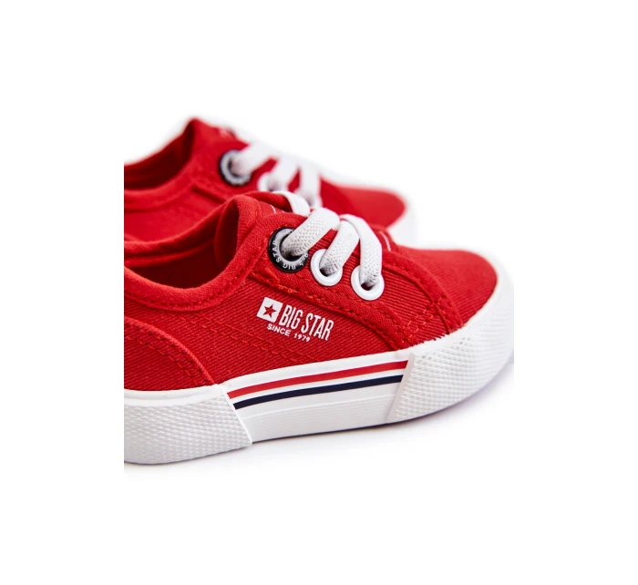 Dětské nízké tenisky Big Star model 21577003 Červená - Big Star Shoes Dětské nízké tenisky Big Star model 21577003 Červená - Big Star Shoes