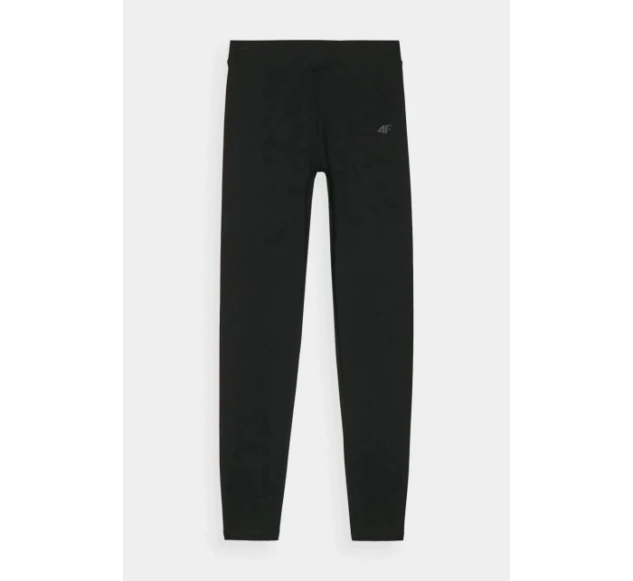 Dámské Pletené Legíny Černé 4FWMM00TTIGF195-20S