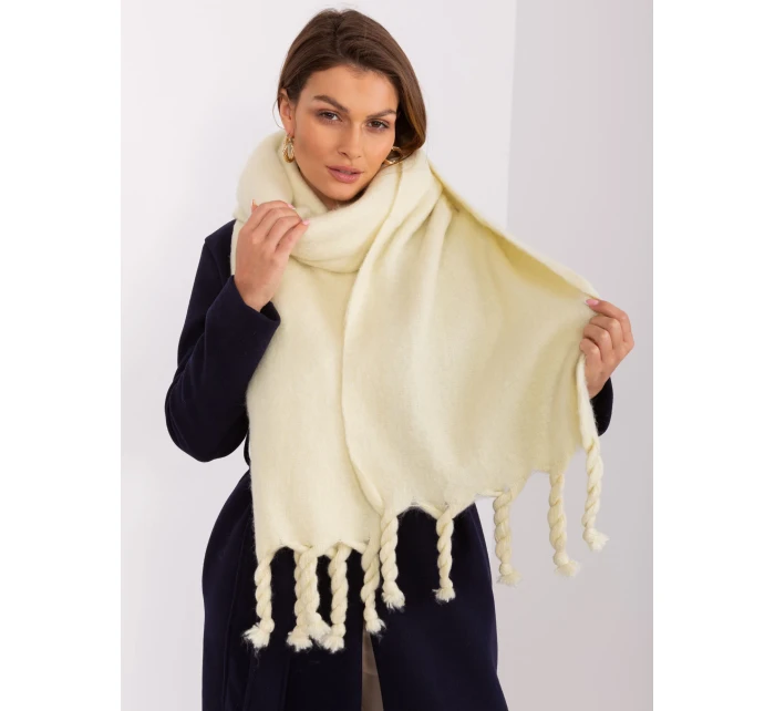 Szalik AT SZ model 19309752 jasny żółty - FPrice