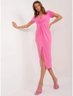 Dámské šaty DHJ SK model 21149199 růžové - FPrice