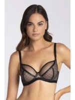 Dámská podprsenka NANCY 01 Černá s béžovou - Gatta