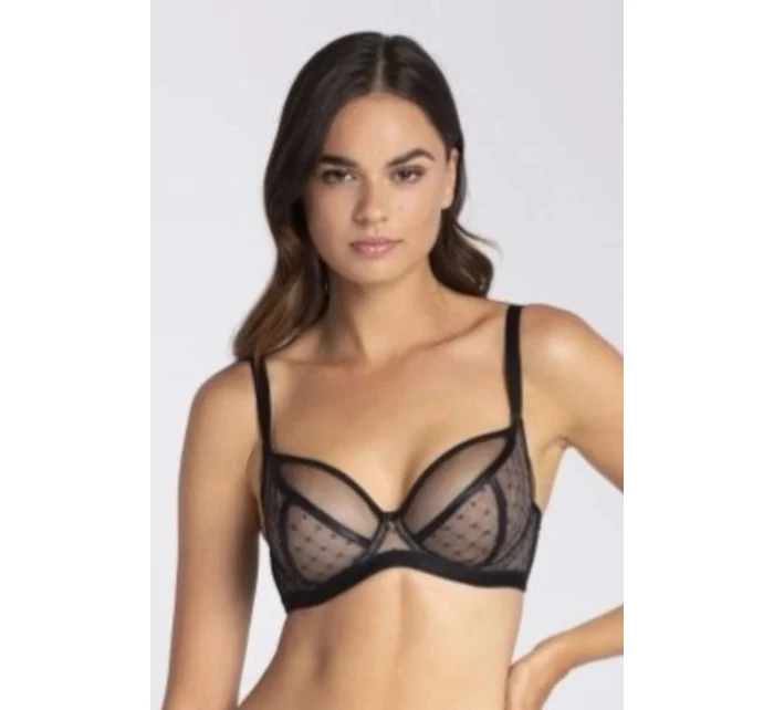 Dámská podprsenka NANCY 01 Černá s béžovou - Gatta
