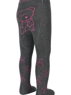 RAJSTOPY KOMPUTEROWE 3 X ABS DZIEWCZĘCE 80-86 BRĄZ 80-86