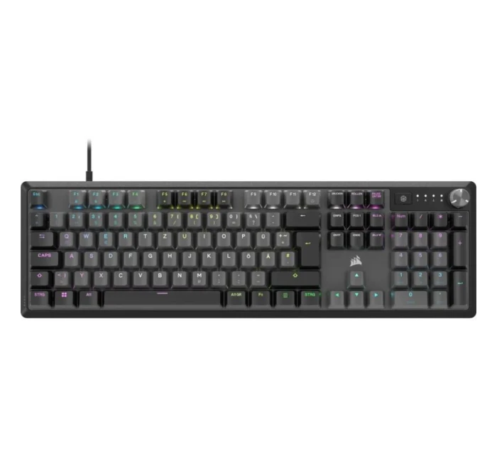 Corsair K70 CORE RGB herní USB QWERTY klávesnice německá šedá Corsair K70 CORE RGB herní USB QWERTY klávesnice německá šedá