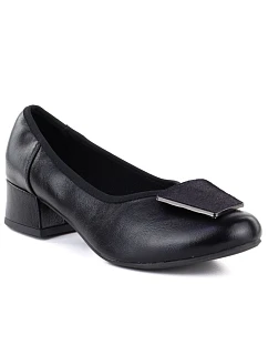 Dámské lodičky na klínku pohodlné černé M.Daszynski model 22068924 3