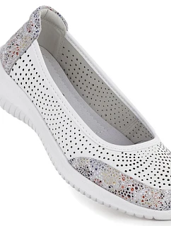 Dámská kožená bílá obuv S.Barski model 22081727 - Hikvision