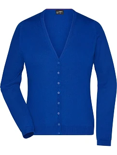 JN 660 Dámský pletený cardigan s výstřihem do V model 22488023 royal - Daiber