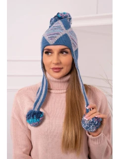Dámská ušanka Eunika K322 denim