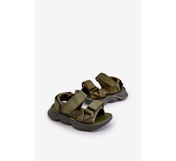 Dětské sandálky se suchými zipy zelené Orretta Dětské sandálky se suchými zipy zelené Orretta