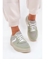 Nízké Dámské Tenisky Na Platformě Zelené model 21689159 - EVENTO