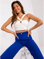 Dámské kalhoty LK SP model 22147033 tmavě zelená - FPrice