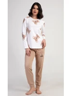 Dámské pyžamo dlouhé Teddy model 21362790 - Vienetta