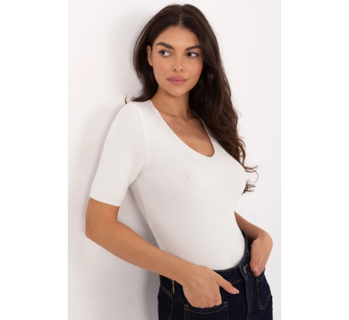 Svetr s krátkým rukávem  model 217603 Factory Price