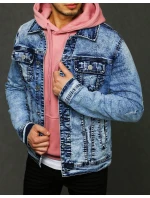 Pánská džínová bunda modrá TX3224 Pánská džínová bunda modrá TX3224