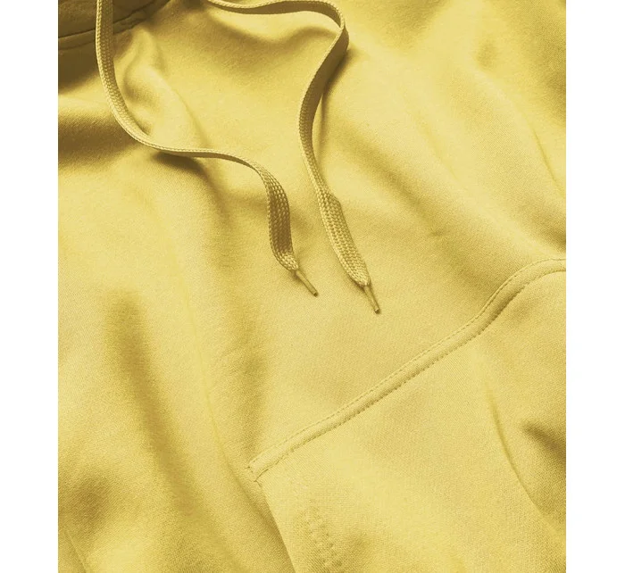 Žlutá dámská tepláková mikina model 17044044 - J.STYLE