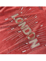 Velurový dres v barvě s aplikací model 17606001 - Defox