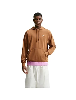 Pánská mikina Nike Club FT PO Hoodie světle hnědá FN3866 270