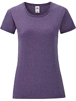Fruit of the Loom Lady-Fit Iconic 150 T Dámské tričko 16.1432 heather purple Fruit of the Loom Lady-Fit Iconic 150 T Dámské tričko 16.1432 heather purple
