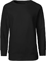 Neutral O 33001 Dětská raglánová mikina z bio bavlny 77.3301 black Neutral O 33001 Dětská raglánová mikina z bio bavlny 77.3301 black