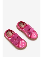 Pantofle Barefoot Dívčí Srdíčka Milami Fuchsie Saphira