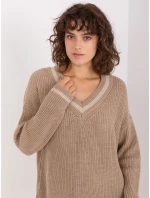 Sukienka BA SK ciemny bezowy model 19014873 - FPrice Sukienka BA SK ciemny bezowy model 19014873 - FPrice