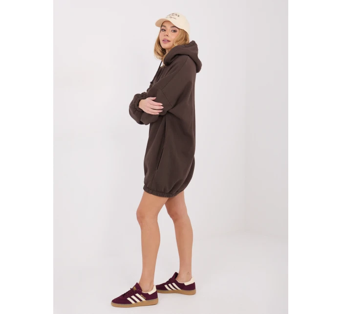 Mikina WT BL A1461.13P tmavě hnědá