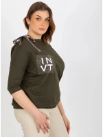 Dámská halenka EM BZ HW 20 478.42P Khaki tmavě zelená - FPrice