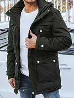 Pánská zimní zelená bunda FashionStreet TX4280