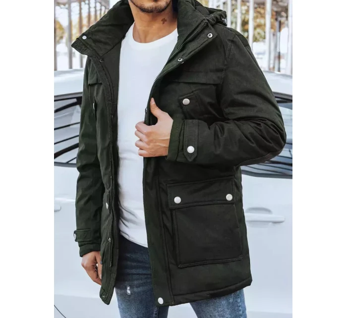 Pánská zimní zelená bunda FashionStreet TX4280 Pánská zimní zelená bunda FashionStreet TX4280